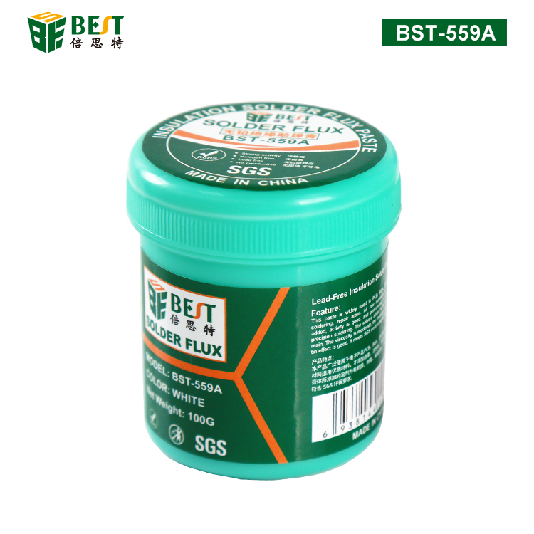 BST-559A 無(wú)鉛絕緣助焊膏 BGA助焊膏 免洗維修松香 無(wú)鉛無(wú)鹵助焊劑焊油 100g