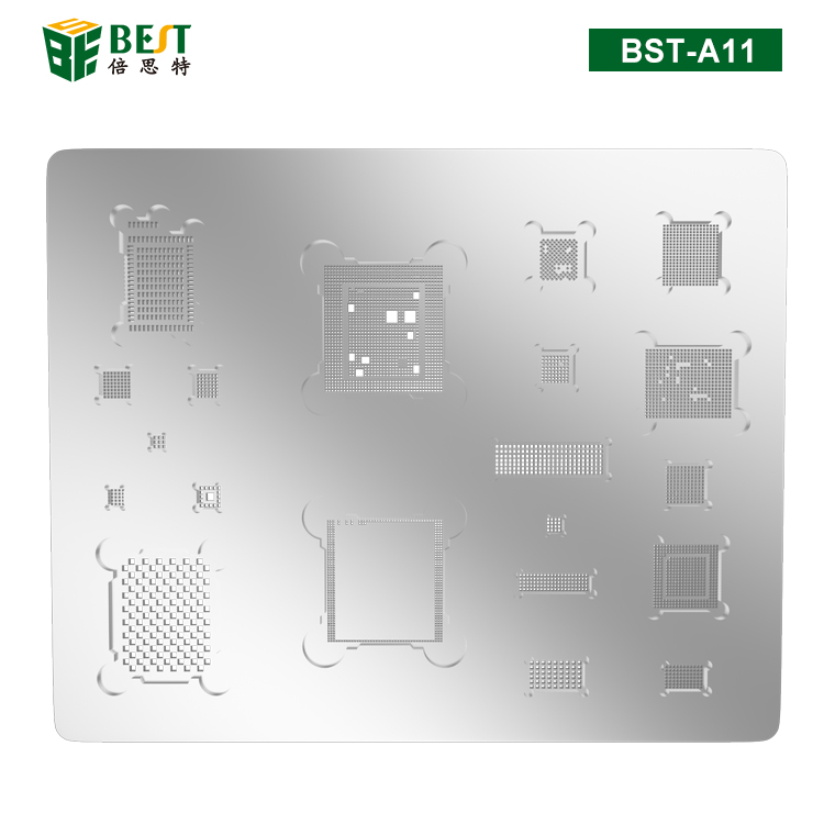 BST-A11 iP8/8P/X 3D植錫網(wǎng) 3D凹槽定位植錫鋼網(wǎng)