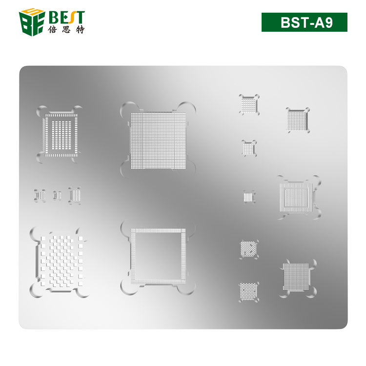 BST-A9 iP6S/6SP 3D植錫網(wǎng) 3D凹槽定位植錫鋼網(wǎng)