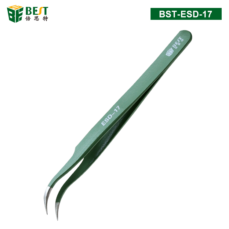 BST-ESD-17 優(yōu)質鋼化高級防靜電鑷子