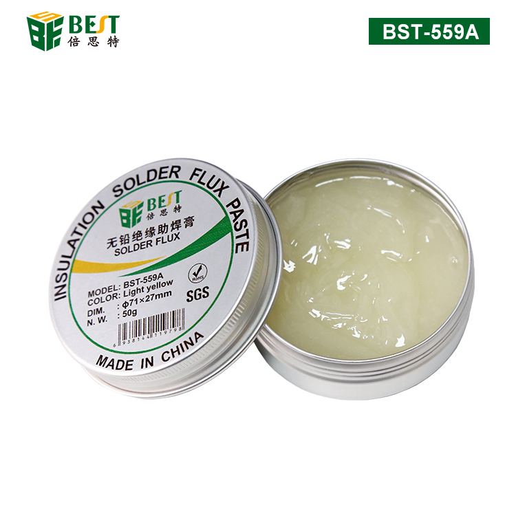 BST-559A 無(wú)鉛絕緣助焊膏 BGA助焊膏 免洗維修松香 無(wú)鉛無(wú)鹵助焊劑焊油 50g