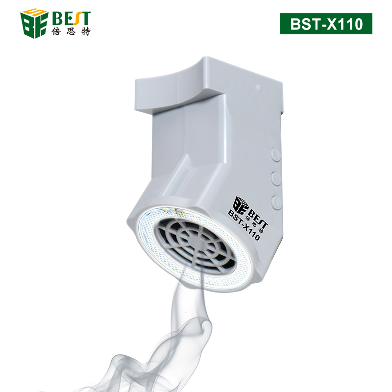 BST-X110 顯微鏡LED吸煙儀 三檔風(fēng)力調(diào)節(jié) 亮度可調(diào)36顆LED燈珠7.8W 小巧環(huán)保吸煙機(jī) 煙霧凈化器 排煙過濾風(fēng)扇