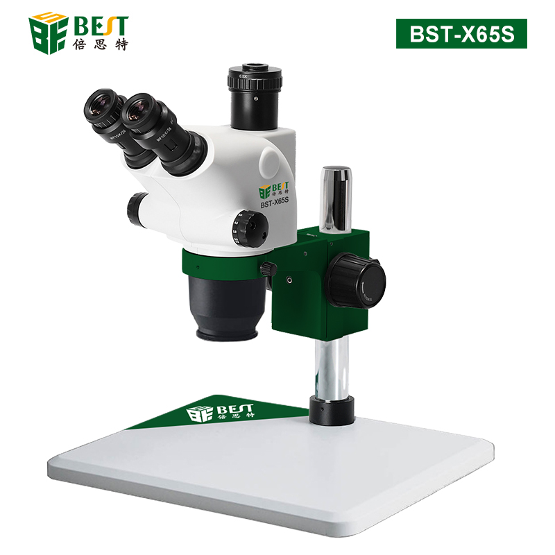 BST-X65S 體視顯微鏡 三目版 6.5-65倍連續(xù)變焦 可接攝像頭顯示屏